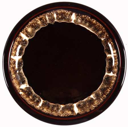 Gourmet Brown Luncheon Plate