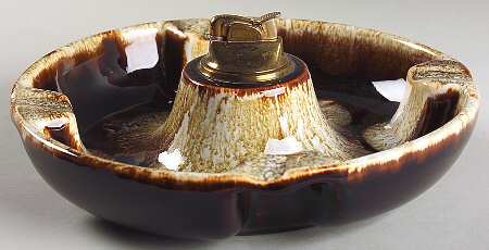 Gourmet Brown Lighter/Ashtray Combination