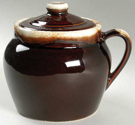 Gourmet Brown Bean Pot & Lid