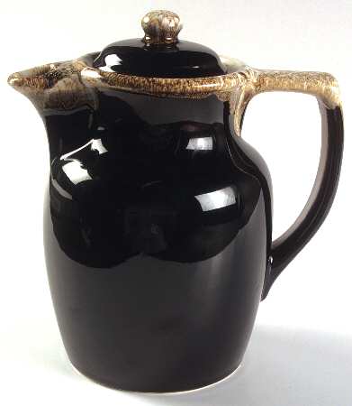 Gourmet Brown Coffee Pot & Lid