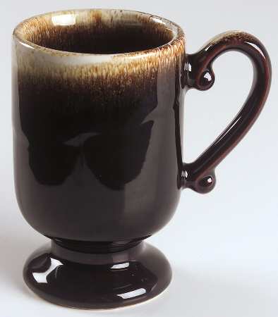 Gourmet Brown Pedestal Mug