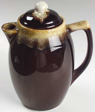 Gourmet Brown Coffee Pot & Lid