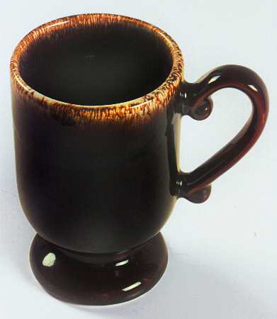 Gourmet Brown Pedestal Mug