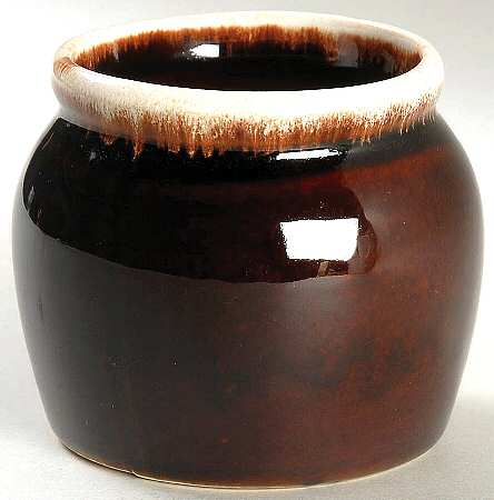 Gourmet Brown Miniature Open Crock