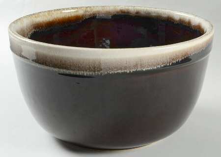 Gourmet Brown 10" Large Salad Serving Bowl