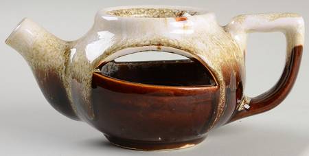 Gourmet Brown Tea Pot Shape Planter