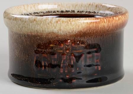 Gourmet Brown Creamer Crock No Lid