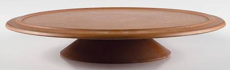 Gourmet Brown Wood Lazy Susan Base