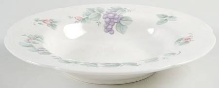 Grapevine Large Rim Soup Bowl