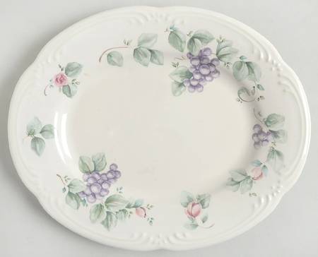 Grapevine 8" Oval Plate