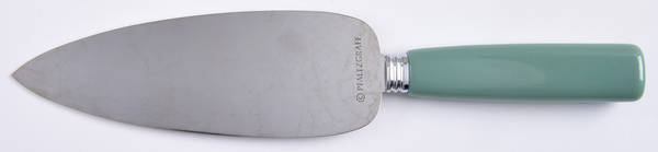 Grapevine Glassware Cake Server with Stainless Blade
