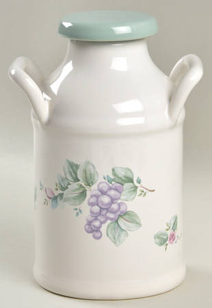 Grapevine Canister/Milk Pail & Lid
