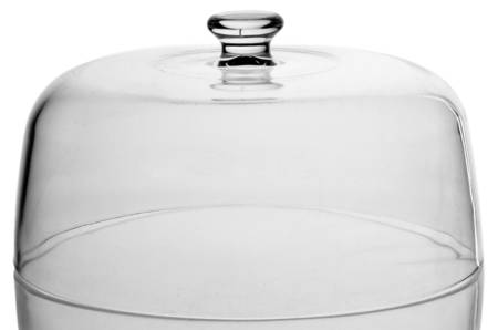 Grapevine Glass Dome for Fluted Cake Plate