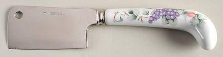 Grapevine Cheese Cleaver with Stainless Blade