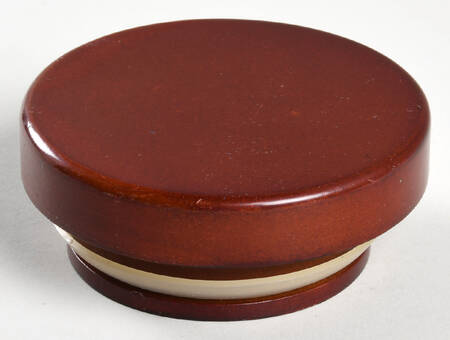 Grapevine Wood Lid for Large Cylinder Canister