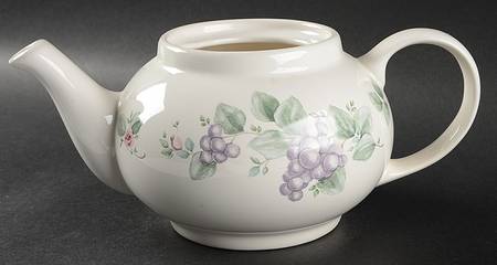 Grapevine Teapot No Lid