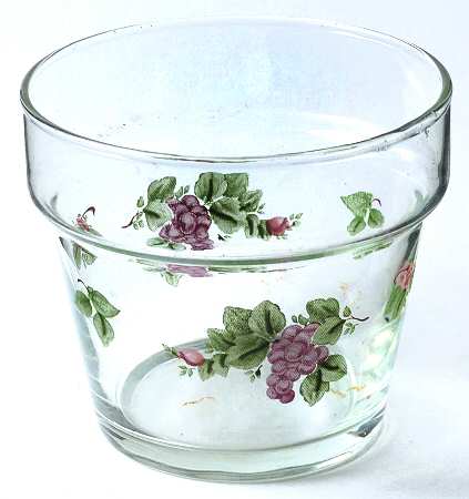 Grapevine Glassware Flower Pot/Votive