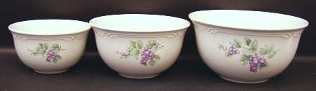 Grapevine (3 Piece) Mixing Bowl Set