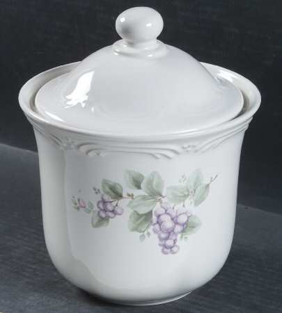 Grapevine Small Canister & Lid with Seal Ring