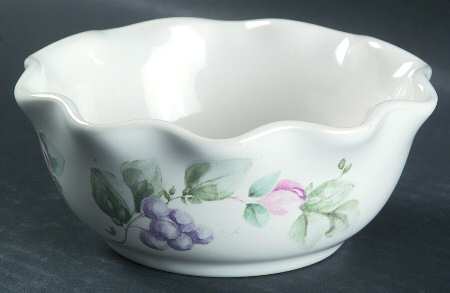 Grapevine Fluted Chip/Dip Bowl