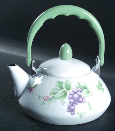 Grapevine Individual Metal Kettle & Lid