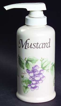 Grapevine Mustard Dispenser