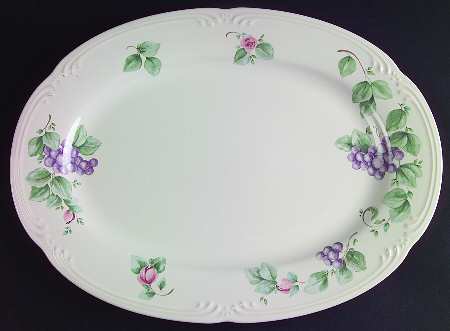 Grapevine 14" Oval Serving Platter