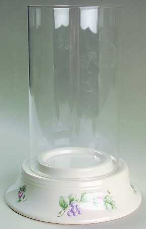 Grapevine Hurricane Lamp/Centerpiece & Globe