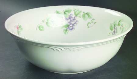 Grapevine 10" Large Salad Serving Bowl