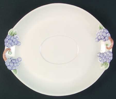 Grapevine Cracker Plate for (3 Pc) Cracker &Dip Embossed Set