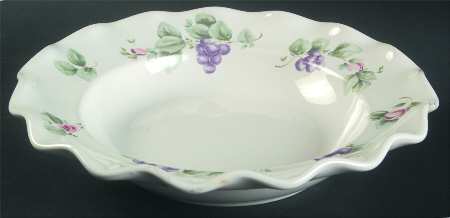 Grapevine Fluted Rim Soup Bowl