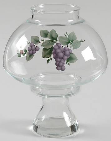 Grapevine Hurricane Lamp & Globe
