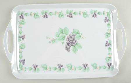 Grapevine Handled Melamine Tray