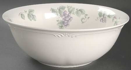 Grapevine 12" Large Salad Serving Bowl
