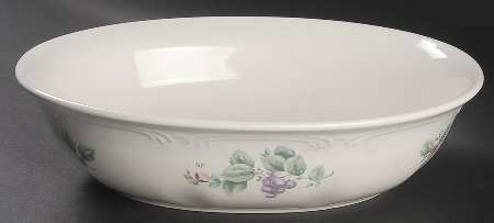Grapevine 11" Oval Vegetable Bowl