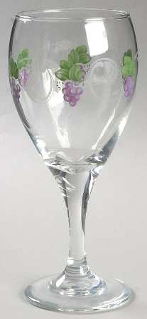 Grapevine 10 Oz Glassware Wine Goblet