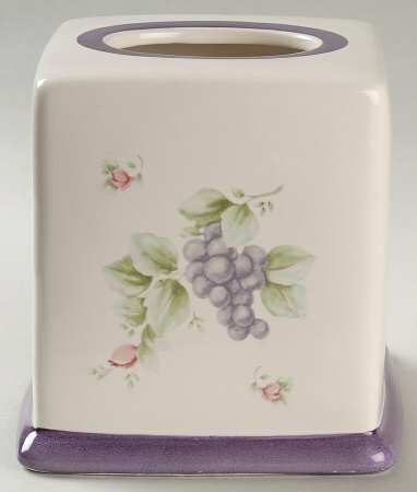 Grapevine Square Tissue Box Cover