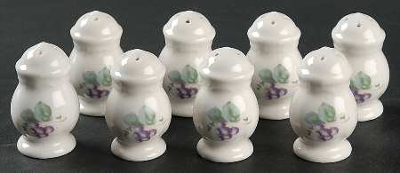 Grapevine Individual Salt & Pepper Set - Set of 4