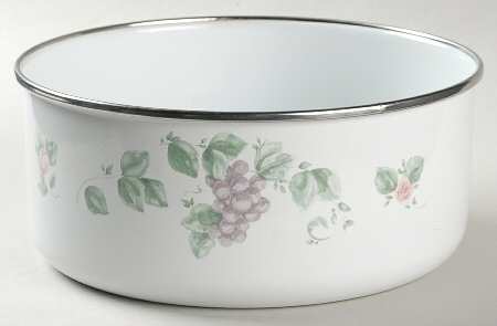 Grapevine 7 1/4" Metal Bowl