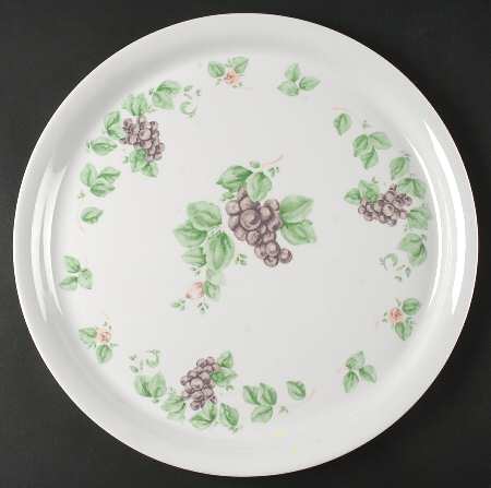Grapevine 14" Round Melamine Tray