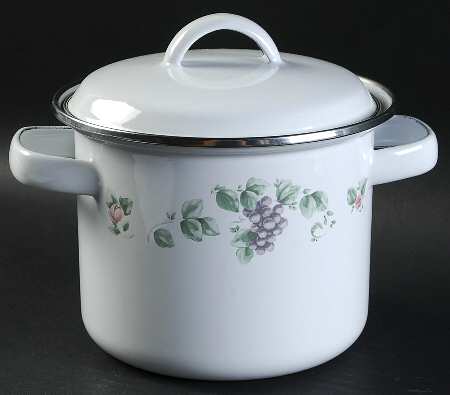 Grapevine 1.5 Qt Metal Stockpot