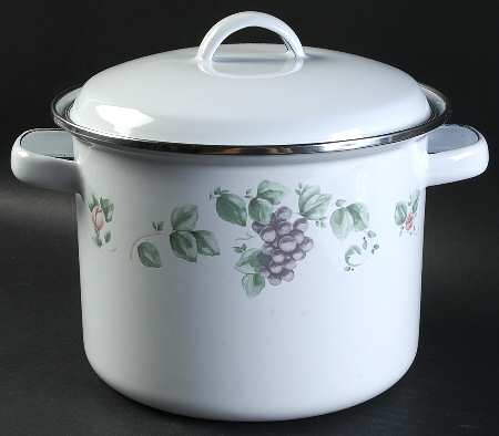 Grapevine 3.5 Qt Metal Stockpot