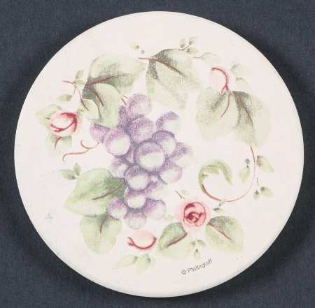 Grapevine Round (Thirsty) Stone Coaster