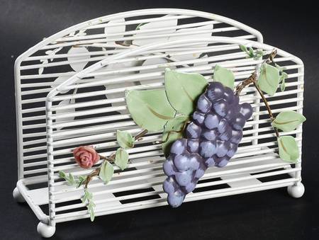 Grapevine Metal Napkin Holder