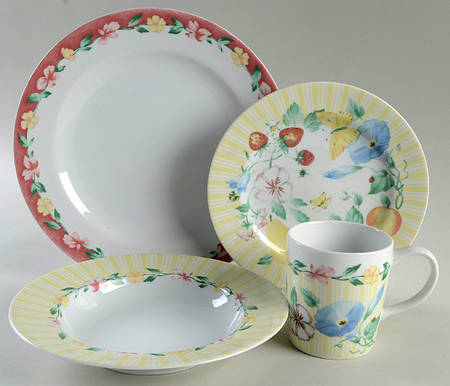 Grandma's Kitchen 4 Piece Place Setting