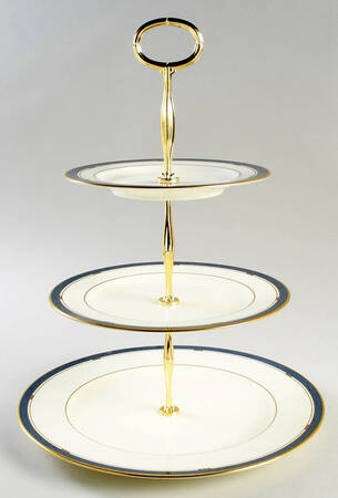 Hampton 13 7/8"-14 1/4" 3-Tiered Serving Tray(DP,SP,BB) HC