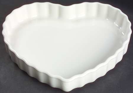 Hearth Heart Shape Quiche Dish