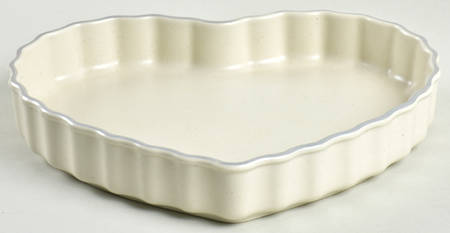 Heirloom Heart Shape Quiche Dish