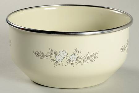 Heirloom Small Metal Mixing Bowl