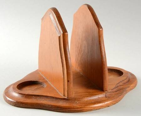 Heirloom Wood Tray for Napkin, Salt & Pepper Set-
